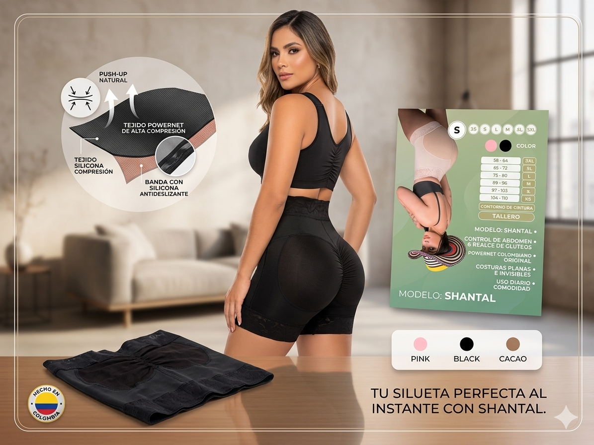 Faja cachetero levanta gluteo MOD SHANTAL